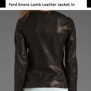 Theory Enora Leather Lambskin Jacket 👑